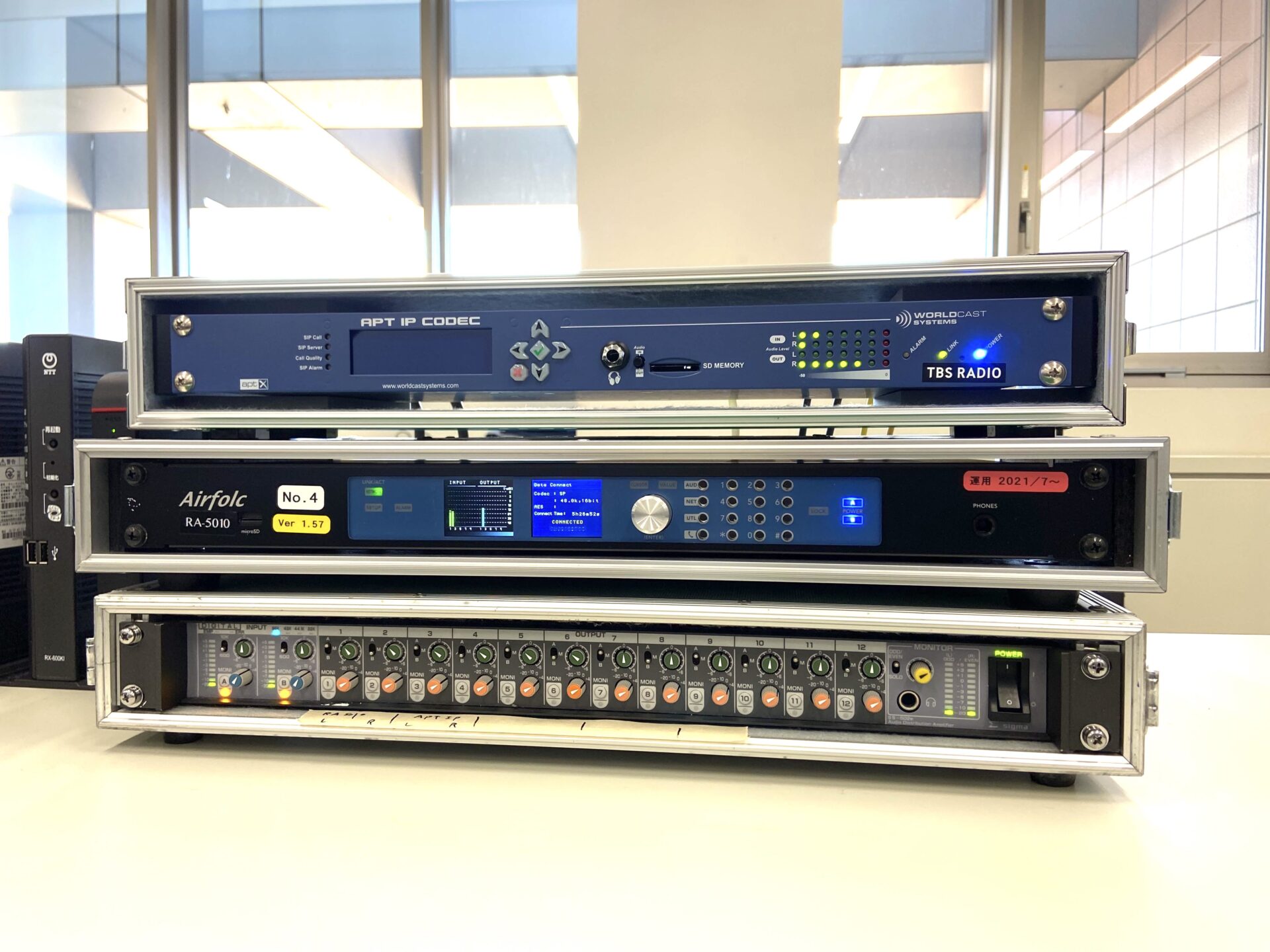 RA-5010使用例-1920x1440 ヤマザキ新春スポーツスペシャル ニューイヤー駅伝2023の音声中継に音声コーデックRA-5010が使用されました